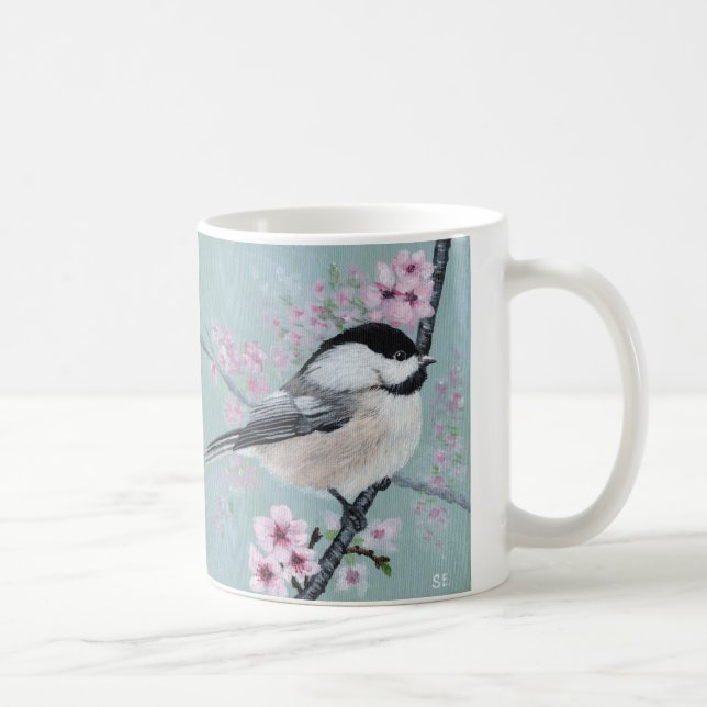 Mesia och Körsbärsblomning Kaffemugg (Höger)