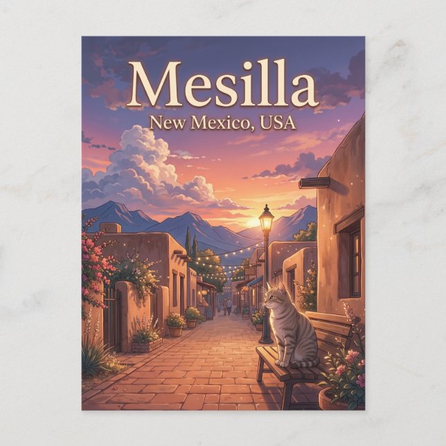 Mesilla, USA USA Vykort (Framsida)