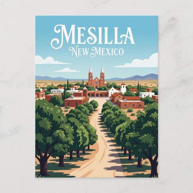 Mesilla USA Vykort (Framsida)