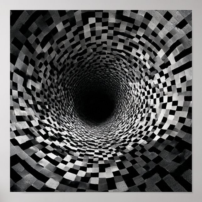 Mesmeriera optisk ljustranktunnel för uppringning poster (Framsidan)