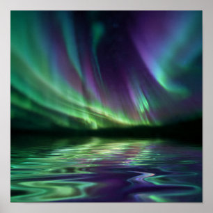 Mesmeriering av Aurora Reflection - Information om Poster