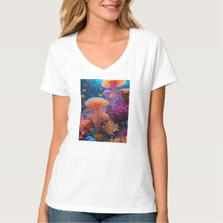 Mesmeriering av T-Shirt-design för maneter T Shirt