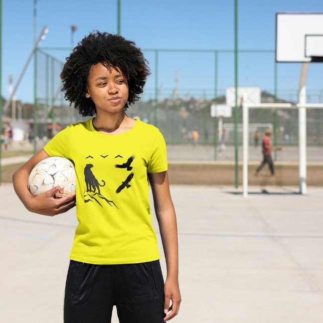 Mesmeriering: Mountain Majestic Leopard T Shirt (Skapare uppladdad)