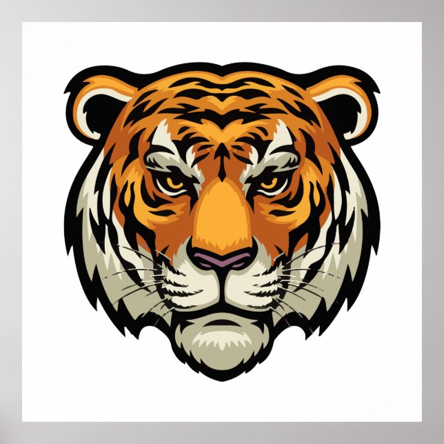 Mesmerifiera tigerutsikt poster (Framsidan)