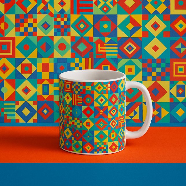 Mesmeriserade former kaffemugg (Skapare uppladdad)