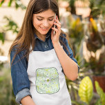 Mesmeriserande Grönt Flowers Förkläde<br><div class="desc">Vi presenterar vår fantastiska blommigt för grönt, så att alla som lägger ögon på den blir fängslade och mätta! Den här utformningen är ett verkligt mästerverk med tungrodda detaljer och djärvt, dynamiskt färg. Utformningen har en vacker uppsättning blommor och löv av grönt som är placerade i ett mönster som mäter...</div>