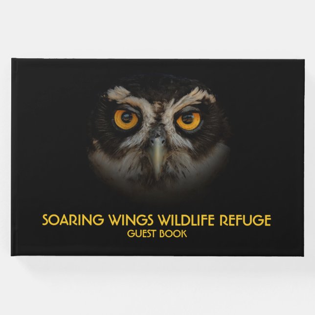 Mesmerisering av Golden Öga från ett spektakulerat Gästböcker (Framsida)