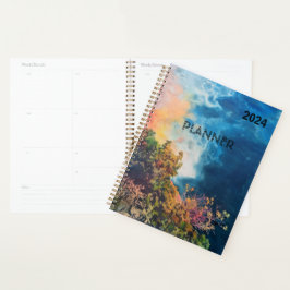 MESMERISERING AV OCEAN BLUE VÅGAR PLANNER