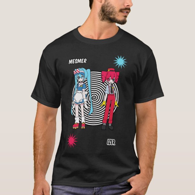 Mesmerizer Vocaloid Sång Design T Shirt (Framsida)