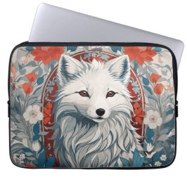 Mesmerizing Artic Fox Wildlife Laptop Fodral