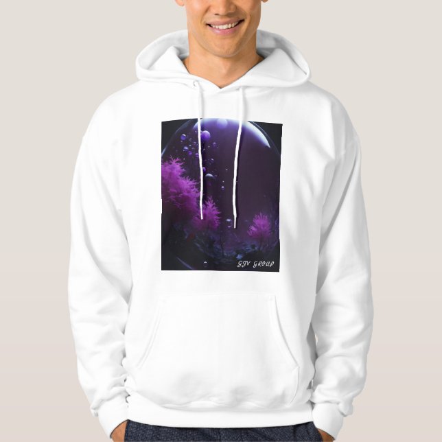 Mesmerizing Jellyfish–Mysterious Underwater Hoodie (Framsida)