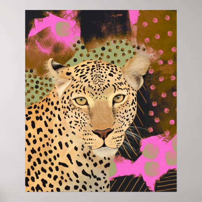 Mesmerizing Leopard Poster (Framsidan)