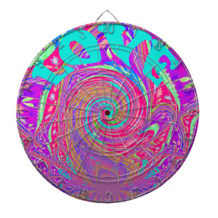 Mesmerizing Whirlpool Kärlek Cyan Text Graphics Darttavla