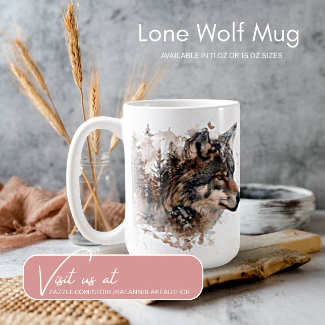 Mesmerizing Wolf Klassisk Mugg (Skapare uppladdad)