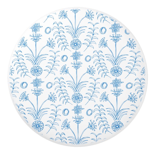 Mesopotamiska medelhavsblå lotusblommor   knopp (Framsidan)