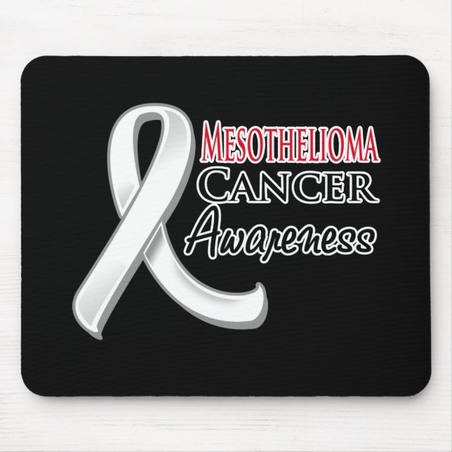 Mesotelioma Awareness Ribbon Musmatta (Framsidan)