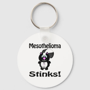 Mesotelioma Stinks Skunk Awareness Design Nyckelring