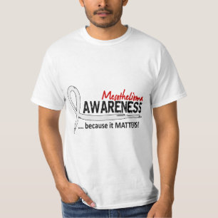 Mesothelioma för medvetenhet 2 t-shirt