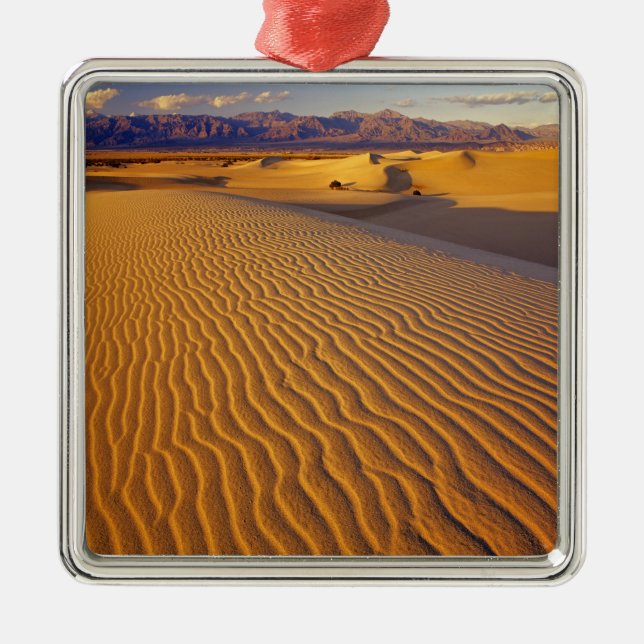 Mesquite Flat sanddyner i Death Valley Julgransprydnad Metall (Framsidan)