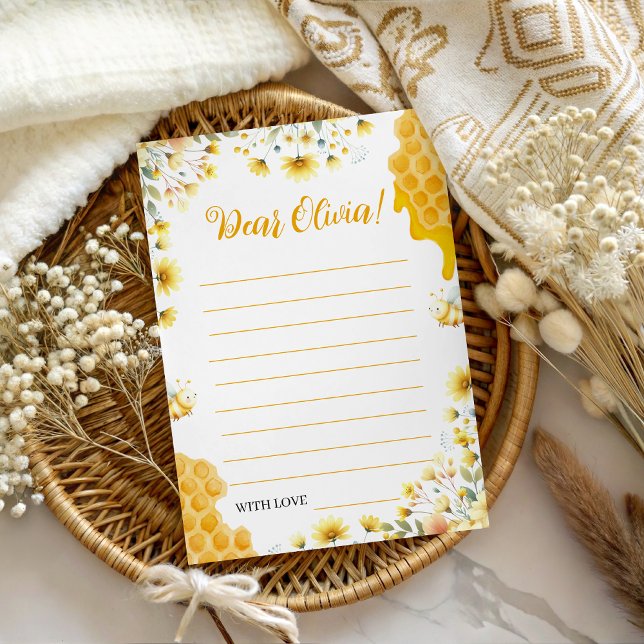 Message for the Future Bee Time Capsule Inbjudningar (Skapare uppladdad)