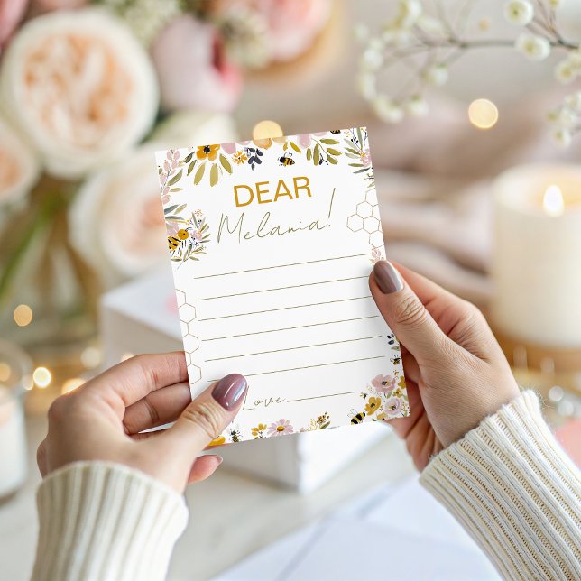 Message for the Future Bee Time Capsule Inbjudningar (Skapare uppladdad)