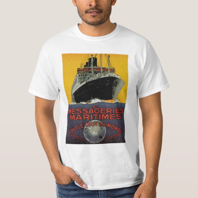 Messageries Maritimes Tee Shirt (Framsida)
