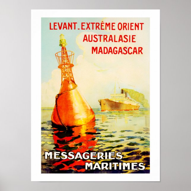 Messagries Maritimes ~ Bouy Poster (Framsidan)