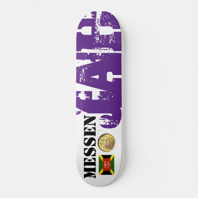 MESSEN JAH !!Skateboard blir Mini Skateboard Bräda 18,5 Cm (Framsida)