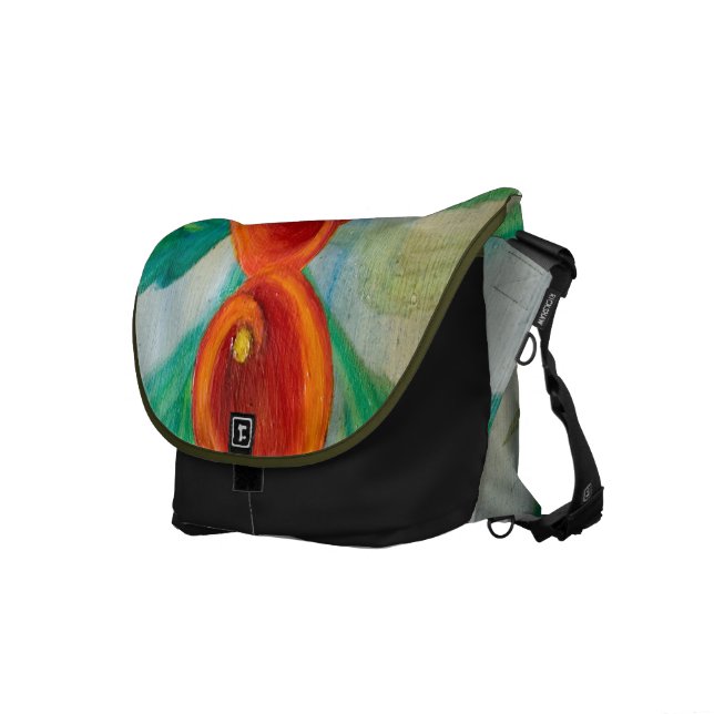 Messenger bag för liljaTrioRickshaw (Högra Framsidan)