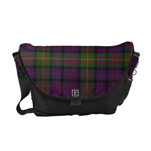 Messenger bag för pläd för klanCarnegie Tartan (Framsidan)