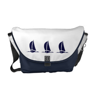 Messenger bag Segelbåtar