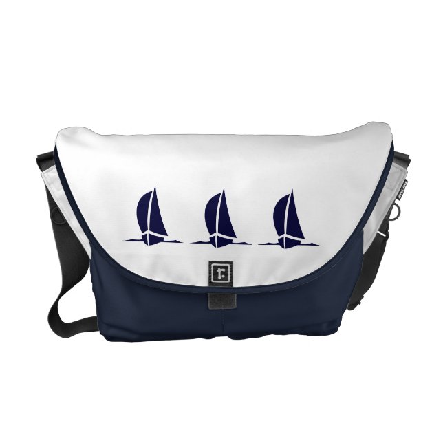 Messenger bag Segelbåtar (Framsidan)