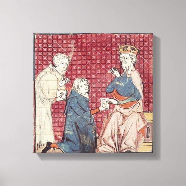 Messenger berättade för Charlemagne Canvastryck (Framsida)