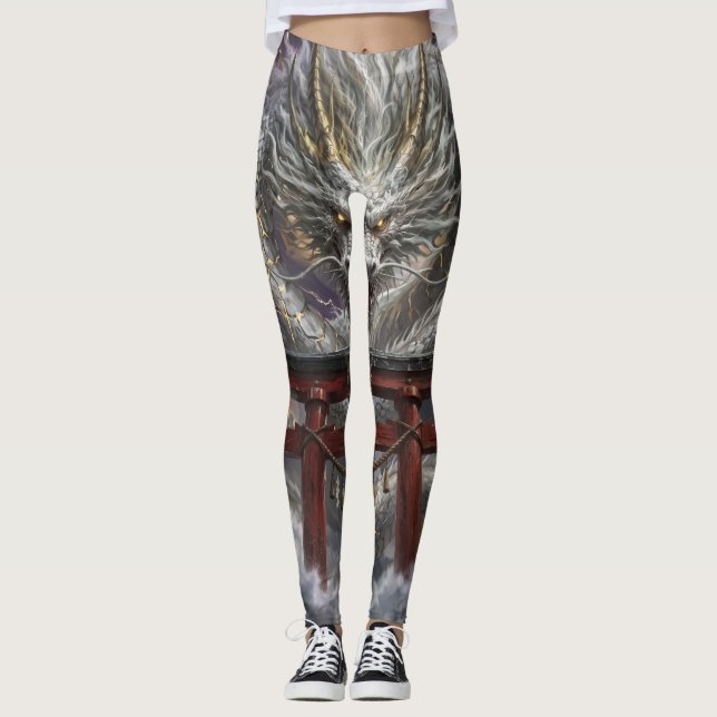 Messenger of God at the Shrine of God Leggings (Framsida)