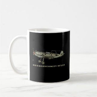 Messerschmitt Bf 109 Tyskt Världskrig 2 Flygplan G Kaffemugg