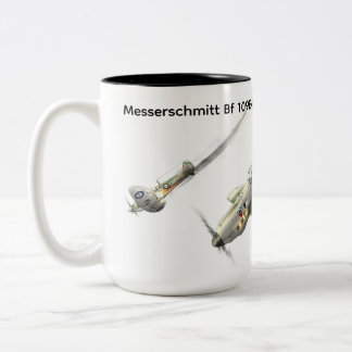 Messerschmitt BF 109E4-mugg Två-Tonad Mugg