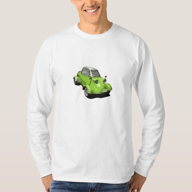 Messerschmitt bubblar bilen t-shirt (Framsida)