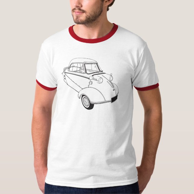 Messerschmitt KR200 bubblar bilT-tröja T-shirt (Framsida)