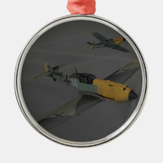 Messerschmitt ME109 Julgransprydnad Metall