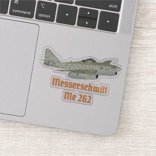 Messerschmitt Me 262 Tyskt WW2-flygplan Klistermärken