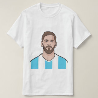 Messi och argentina fläkt t-shirt