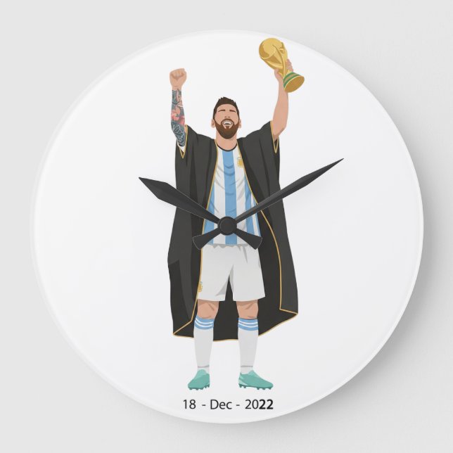 Messi VM-mästare  Stor Klocka (Framsida)