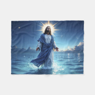 Messiah Jesus Kristus skonst för frid Fleecefilt