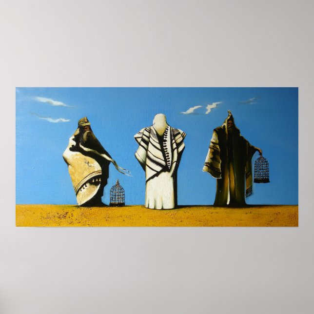 Messiah mellan Moses och Eliah Final Poster (Framsidan)