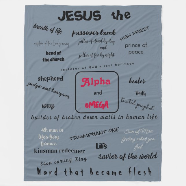 Messiah Series Fleece Blanket (Framsidan)