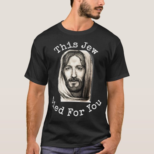 Messianic Christians  Jewish Jesus  T Shirt (Framsida)