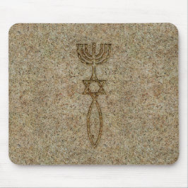 Messianic försegla stenen Mousepad Musmatta