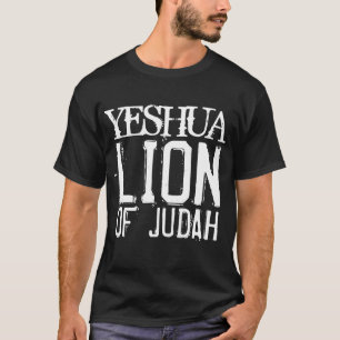Messianiska judiska kristna LEJONA i JUDAH T-shirt