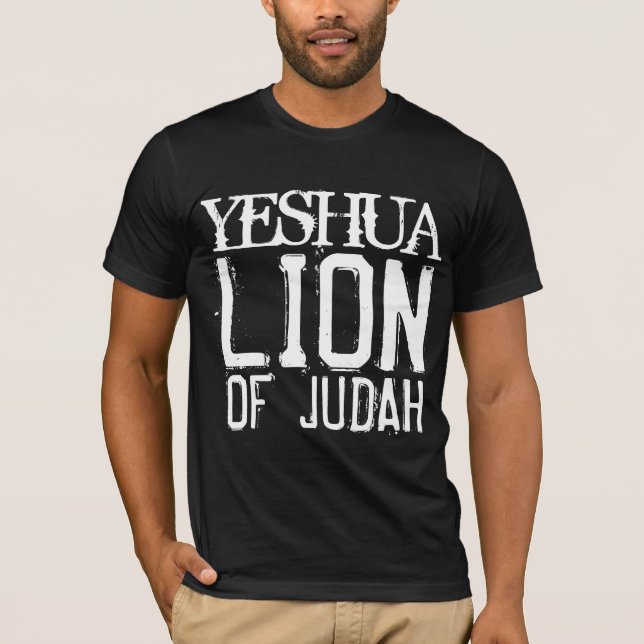 Messiansk judisk, YESHUA-LEJON AV JUDAH T-shirts (Framsida)