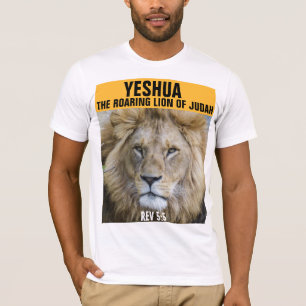 MESSIANSKA JEWISH T-SHIRTS, JESHUA ROARE LEJONARE T SHIRT